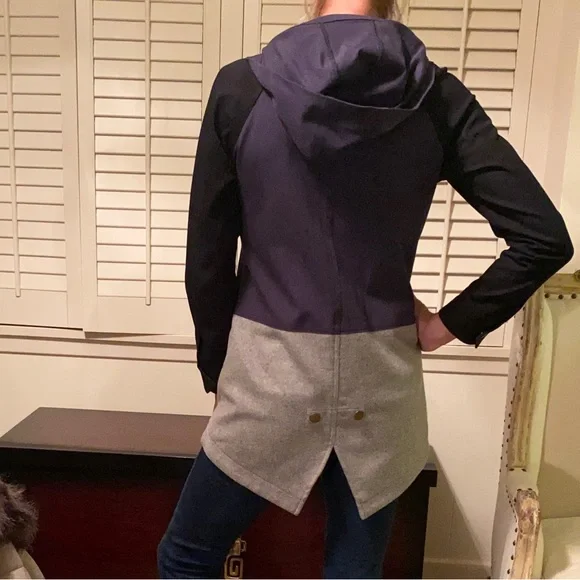 Veronica Beard wool and cashmere hooded jacket/coat - Picture 9 of 12